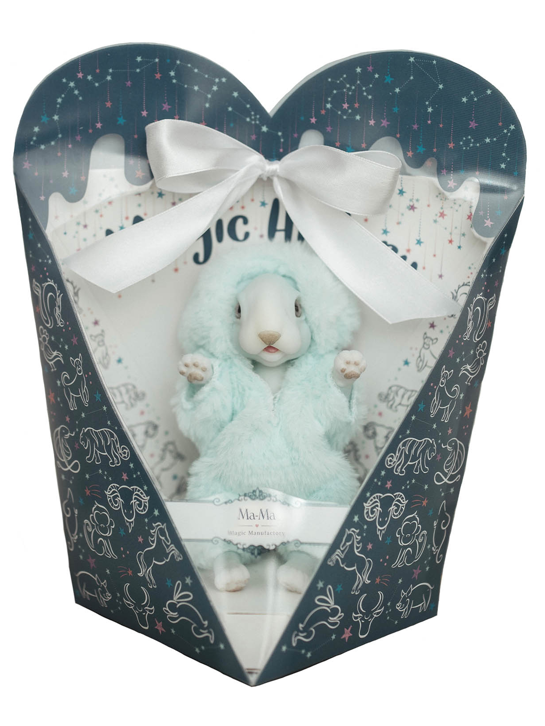Кукла мини Magic Manufactory Magic history Зайчонок голубой высота 15 см 4631169404130 - фото 6