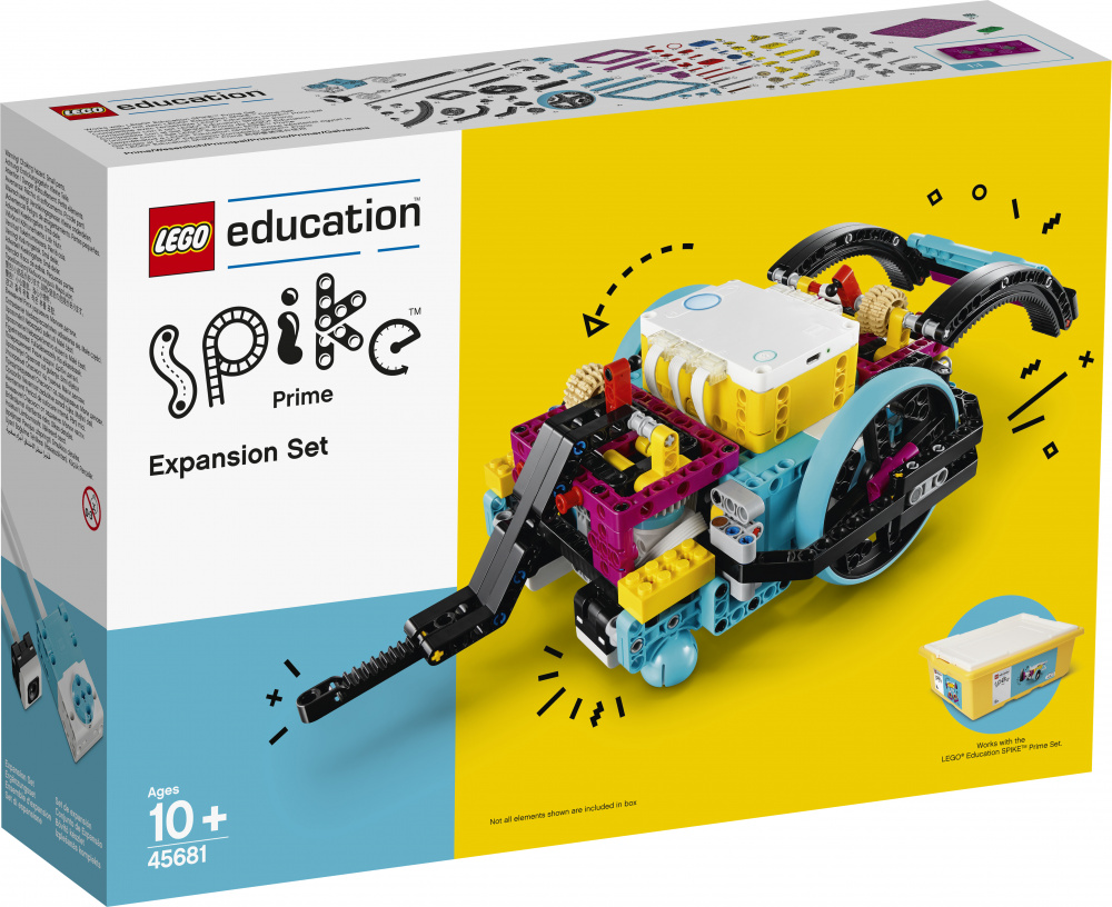 Конструктор LEGO Education 45681 Расширен доп набор SPIKE 604 дет. - фото 1