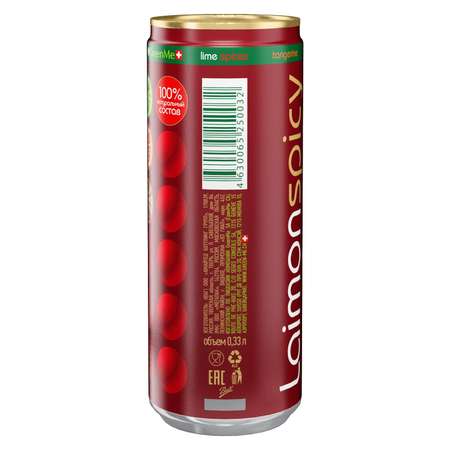 Напиток Laimon spicy газированный 0.33 л