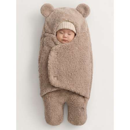 Конверт на выписку Happy Baby коричневый