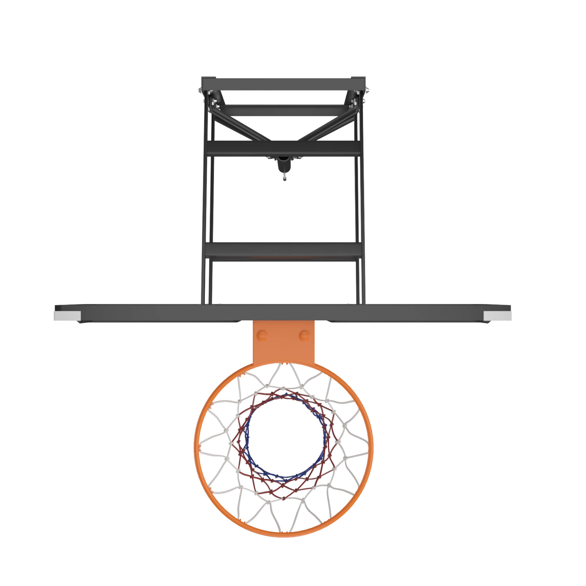 Баскетбольный щит UNIX line из поликарбоната в стальной раме B-Backboard-PC размер щита диаметр кольца R45 - фото 11