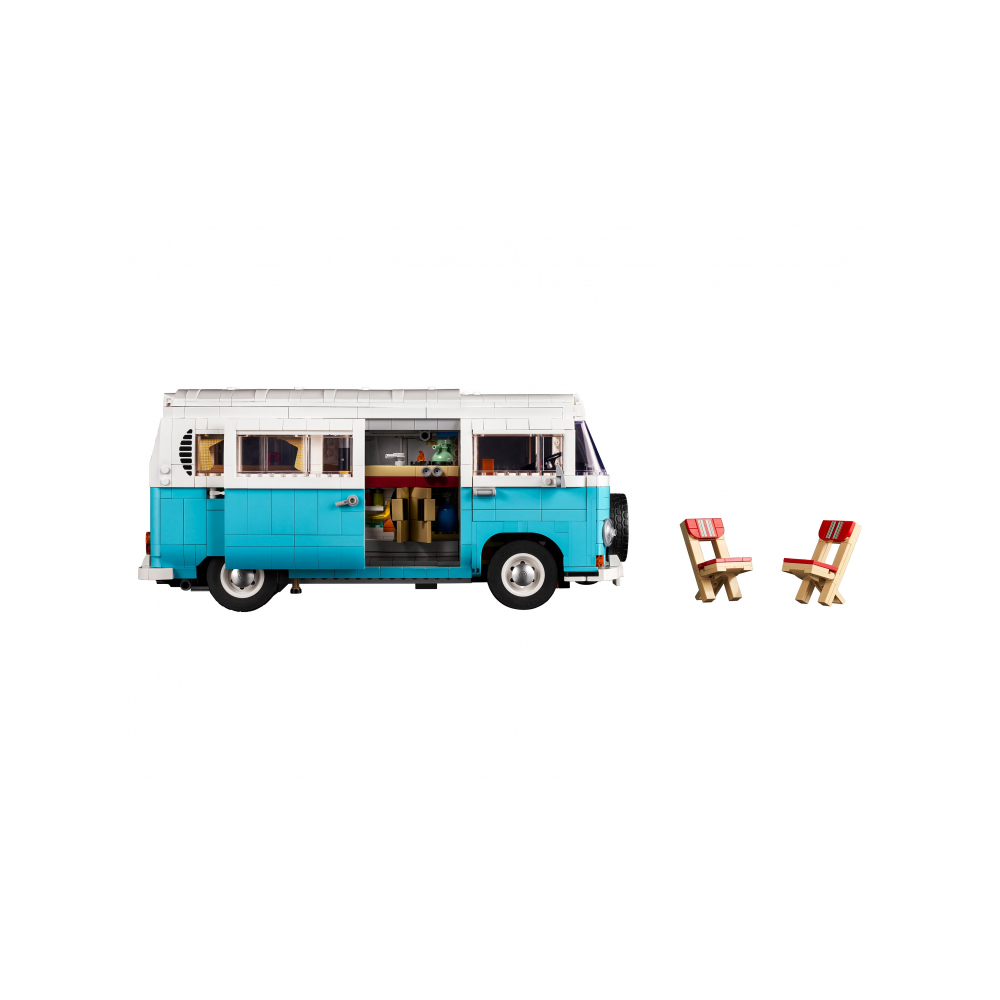 Конструктор LEGO Icons Фургон Volkswagen T2 Camper 1677 дет. - фото 4