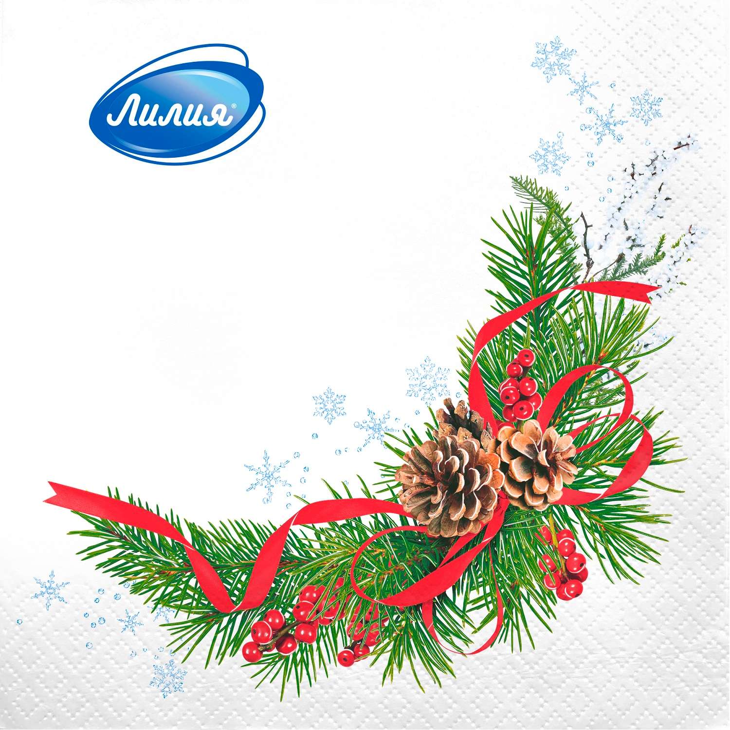 Бумажные салфетки Лилия Микс 20 шт. - фото 2