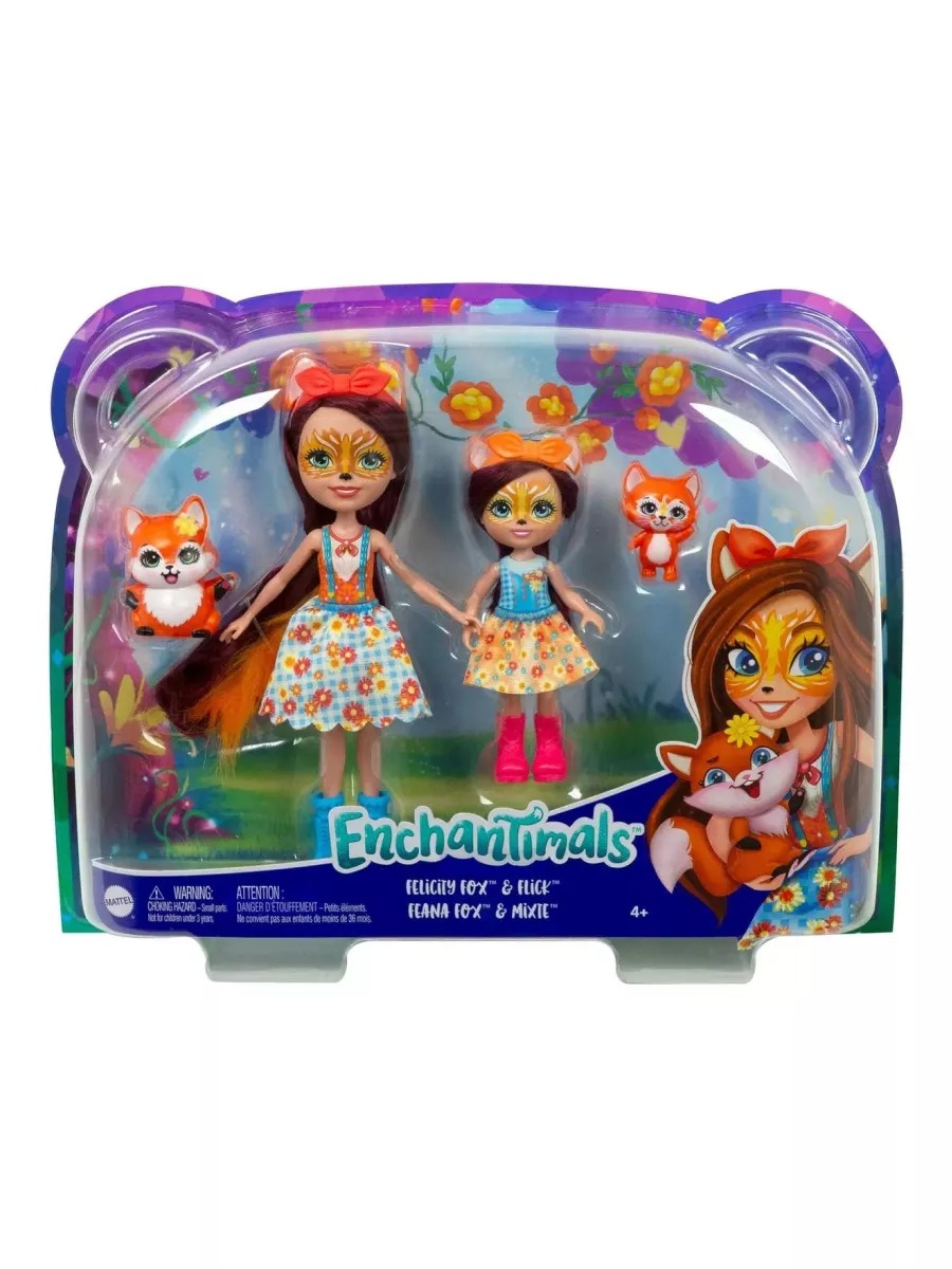 Кукла мини Enchantimals HCF81 семья Фелисити Лис высота 15 см HCF81 - фото 4
