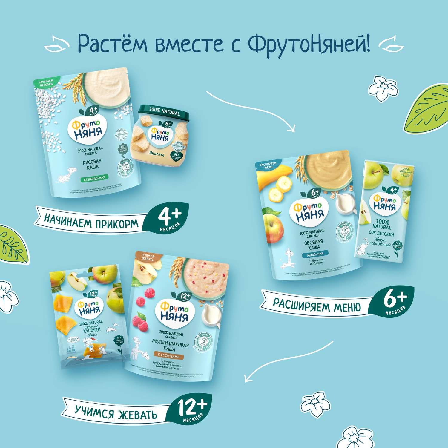 Каша молочная ФрутоНяня рис-тыква-абрикос 200г с 5месяцев - фото 12