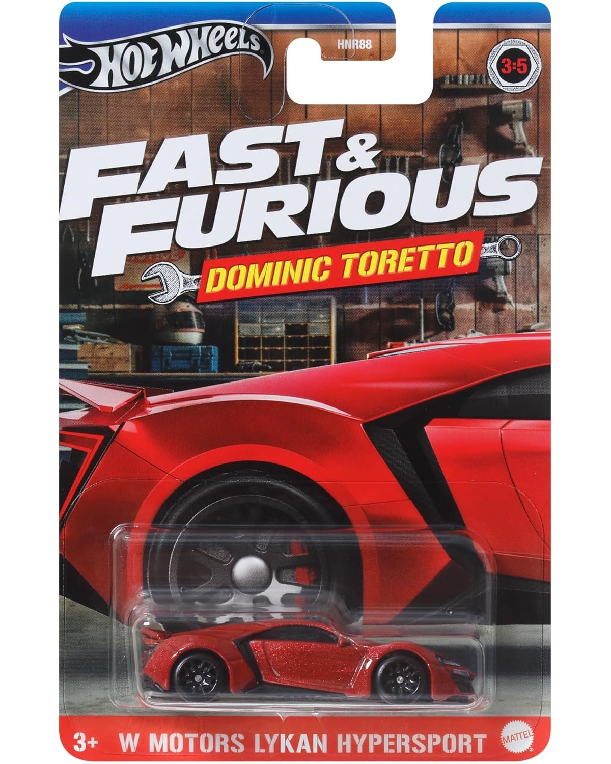 Автомобиль Hot Wheels Fast and Furious 1:64 HNR88/HRW48 - фото 5