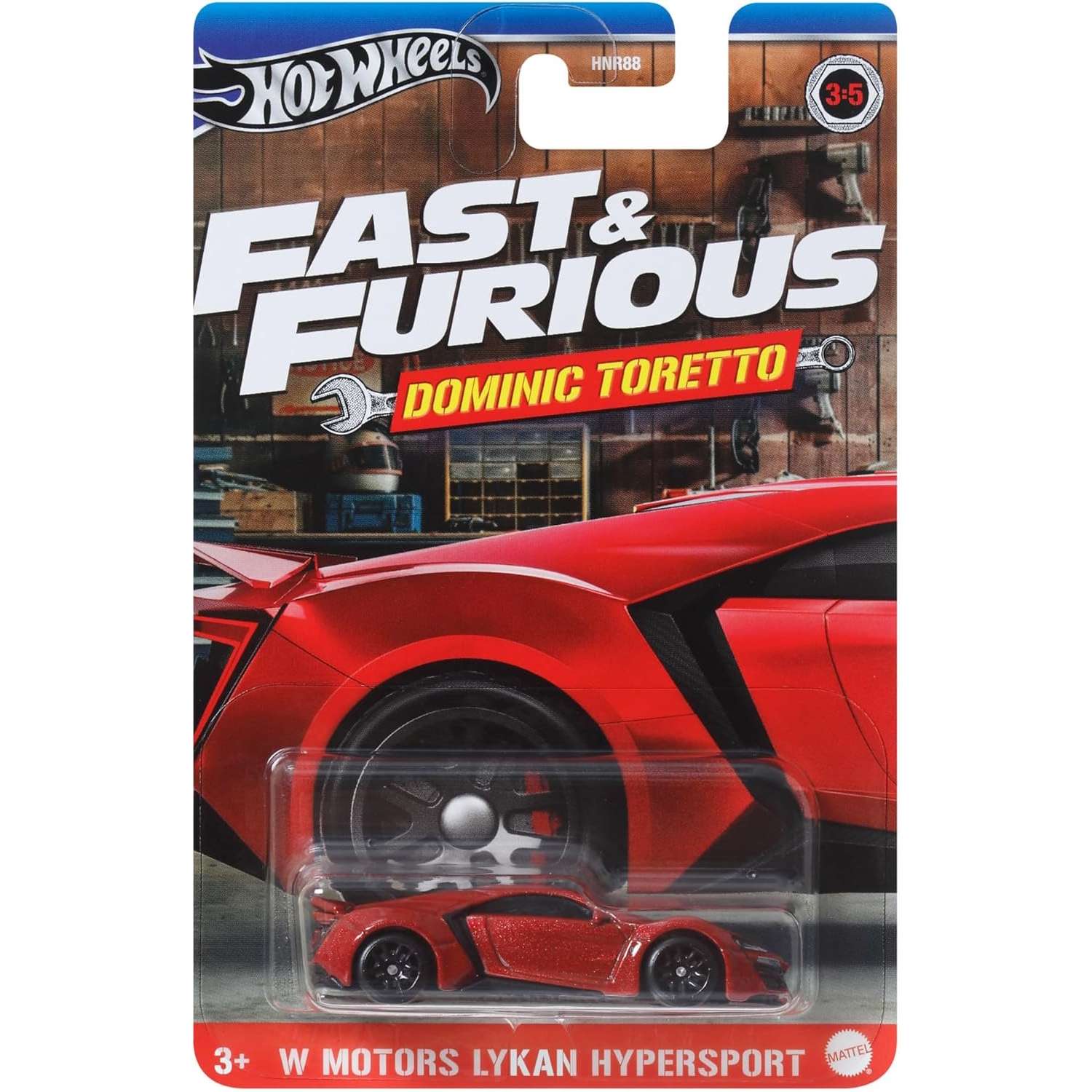 Автомобиль Hot Wheels Fast and Furious 1:64 HNR88/HRW48 - фото 5
