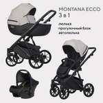 Коляска 3в1 Riko Basic Montana Ecco черный
