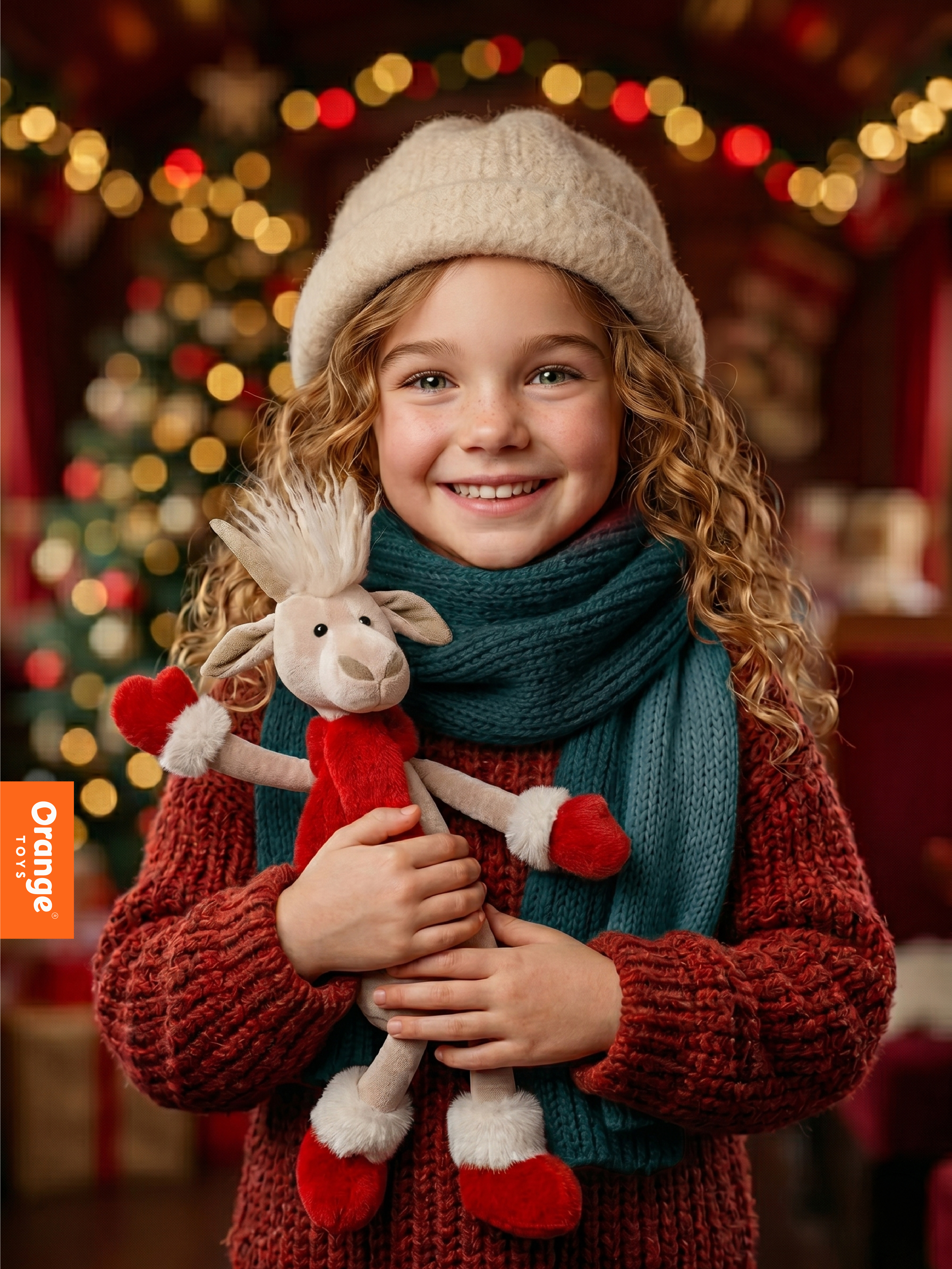 Мягкая игрушка Orange Toys Коза Рози 25 см - фото 4
