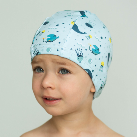 Шапочка для плавания Мамин Я Морские жители размер 3-6 лет