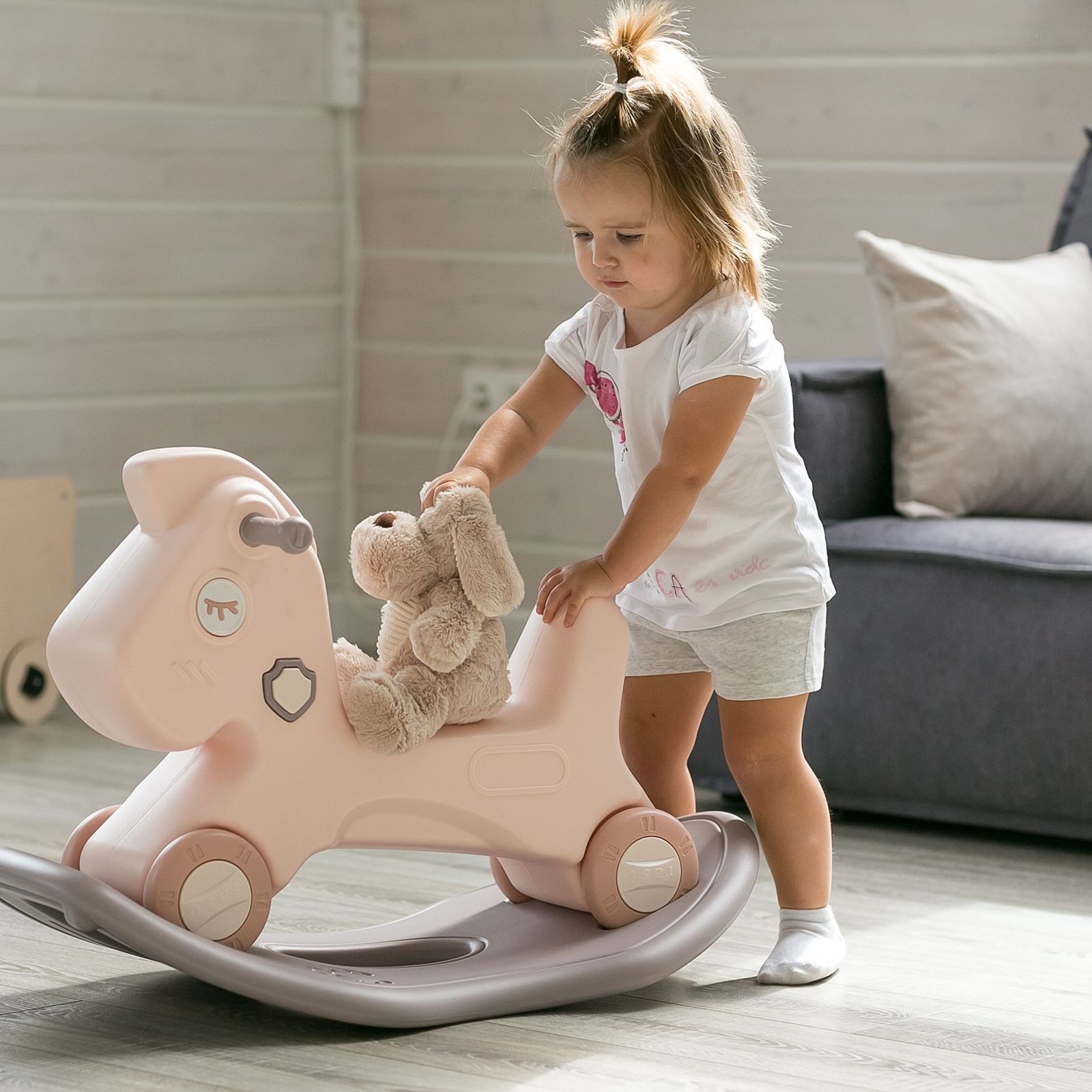 Качалка UNIX Kids Rose в ассортименте - фото 11