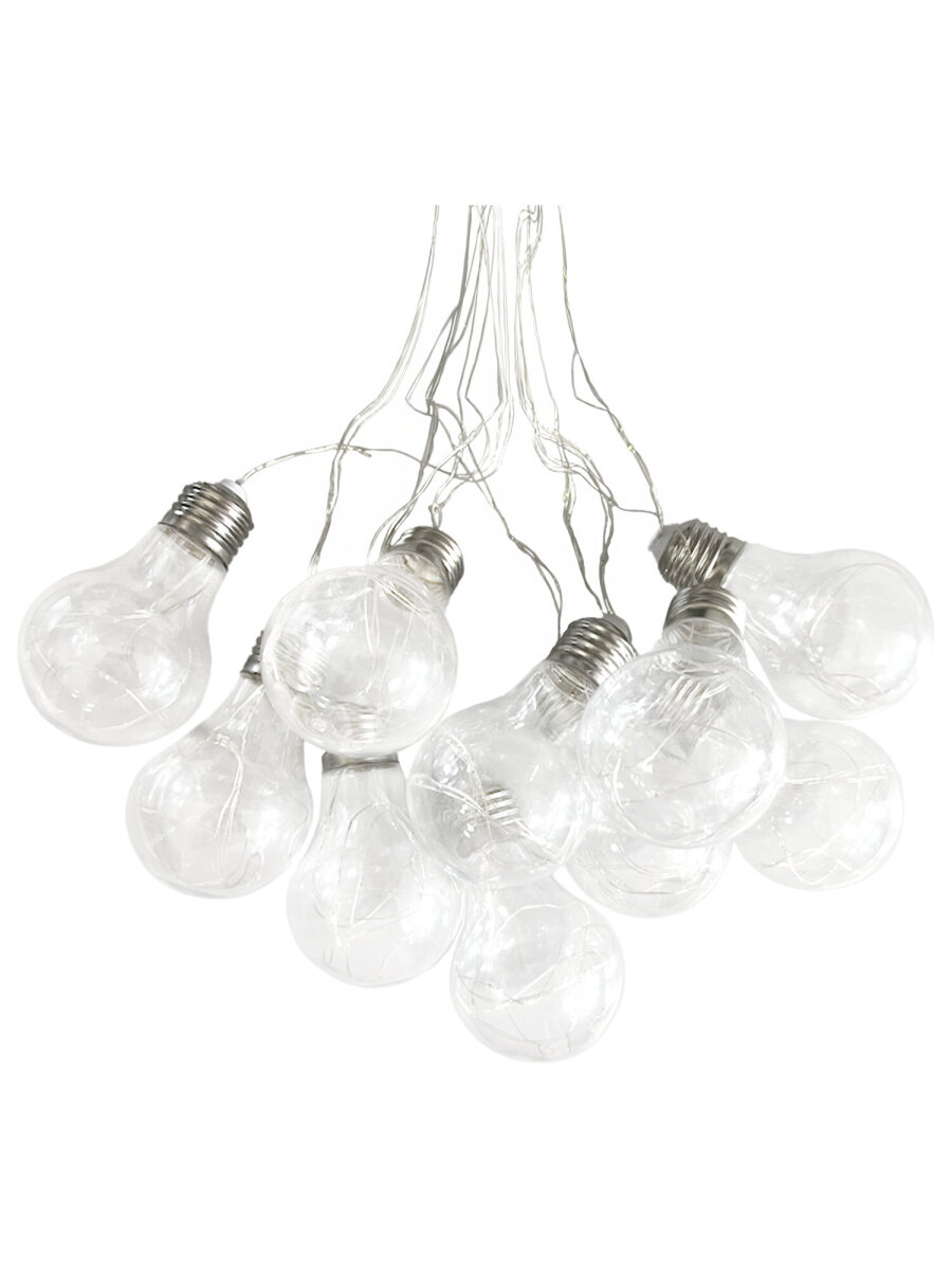 Гирлянда нить новогодняя Золотая сказка интерьерная для дома и на елку 3 м светодиодная Лампочки - фото 8