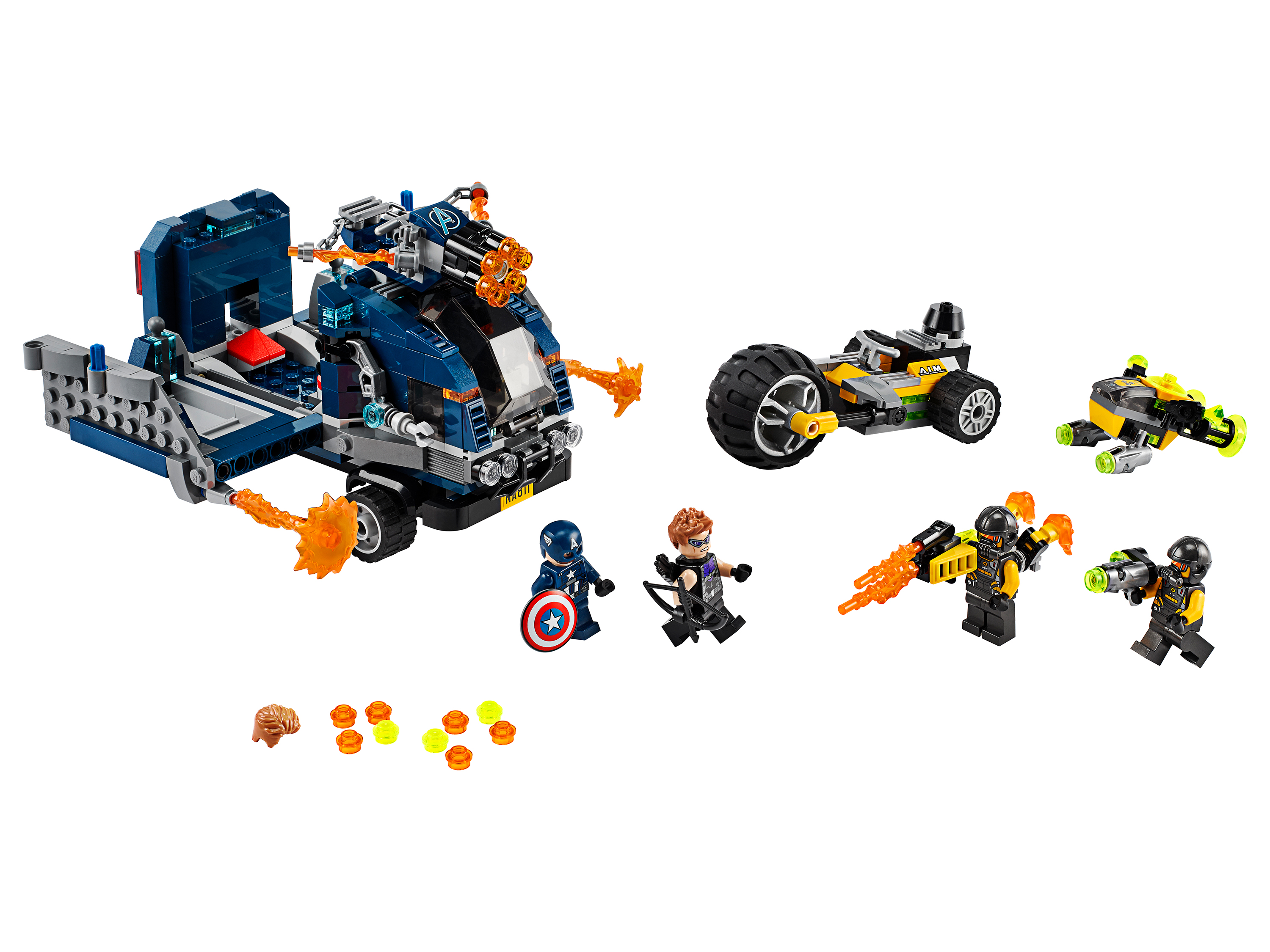 Конструктор LEGO Marvel Super Heroes Нападение на грузовик блочный - фото 3
