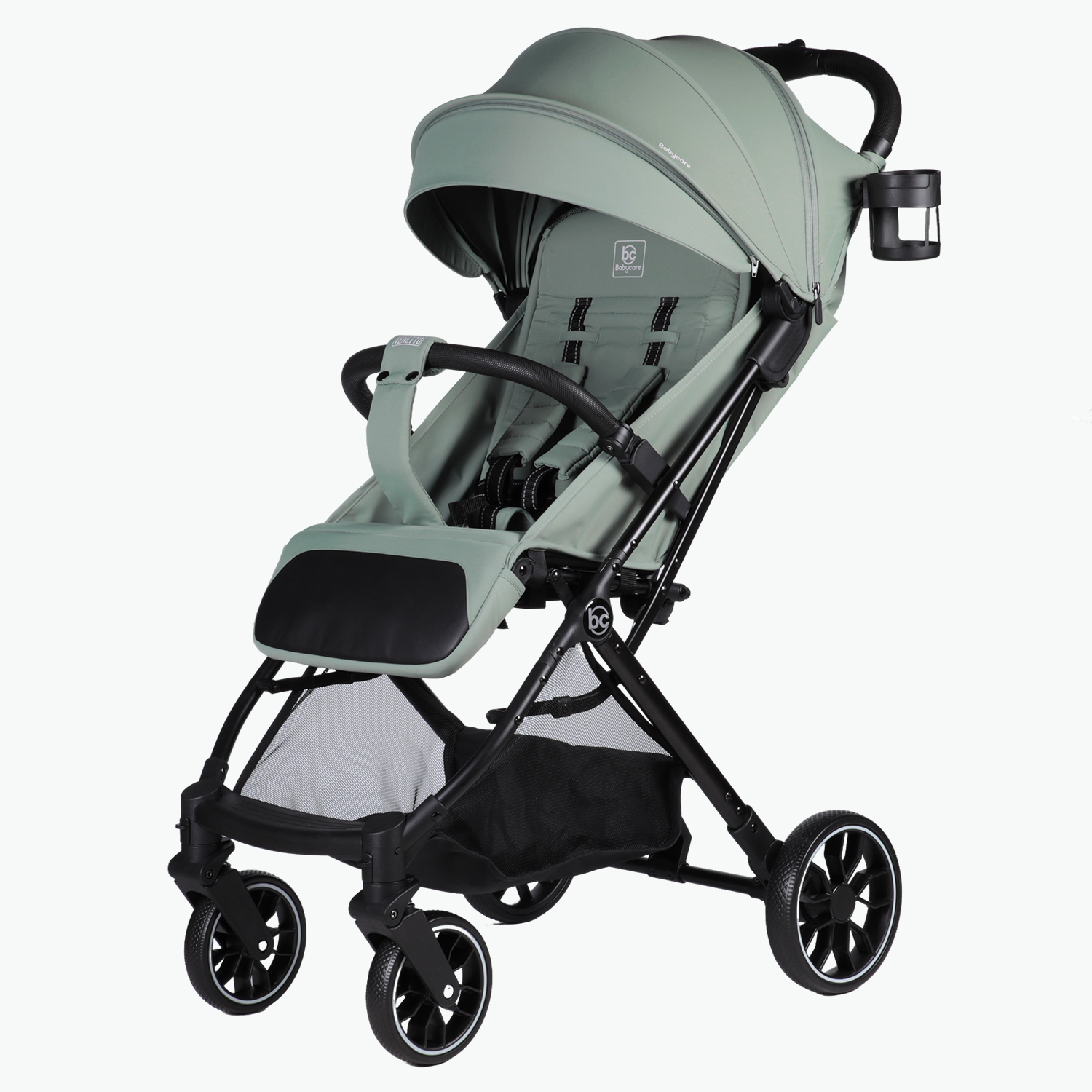 Коляска прогулочная BabyCare Venetto Оливковый хаки - фото 1