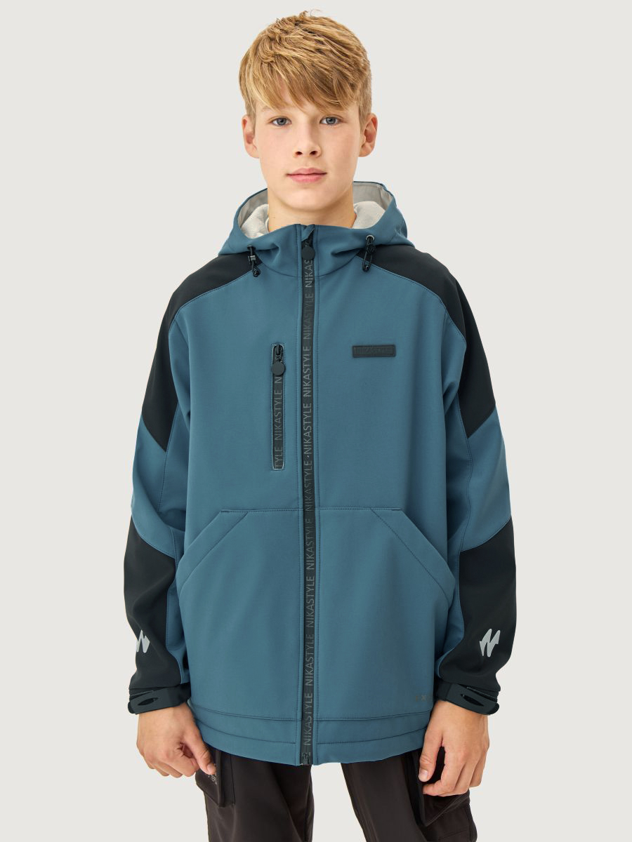 Ветровка NIKASTYLE 4л15726 деним/черный - фото 1