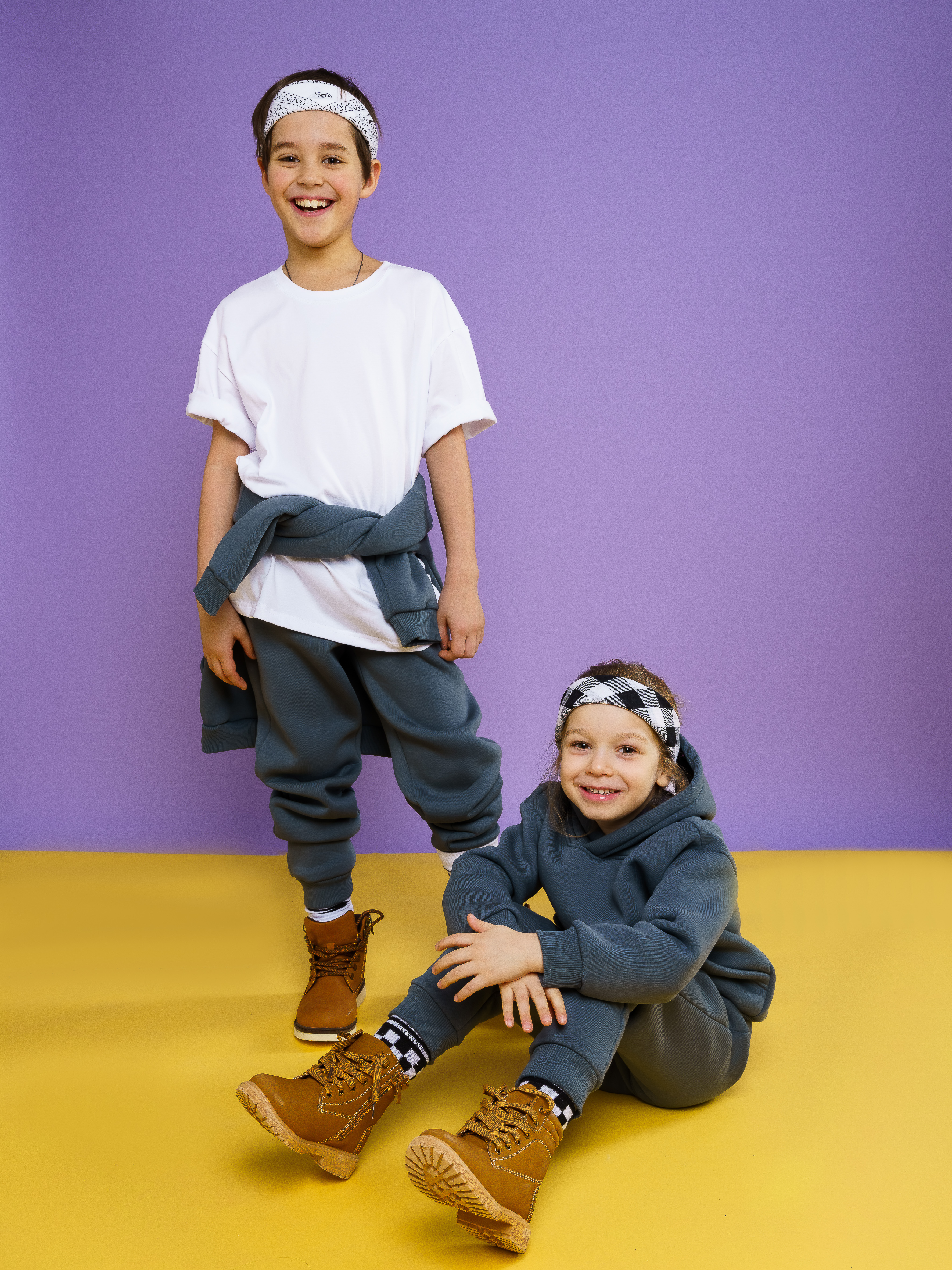 Худи и брюки MALINAKIDS SKFL2092021GRAF - фото 5