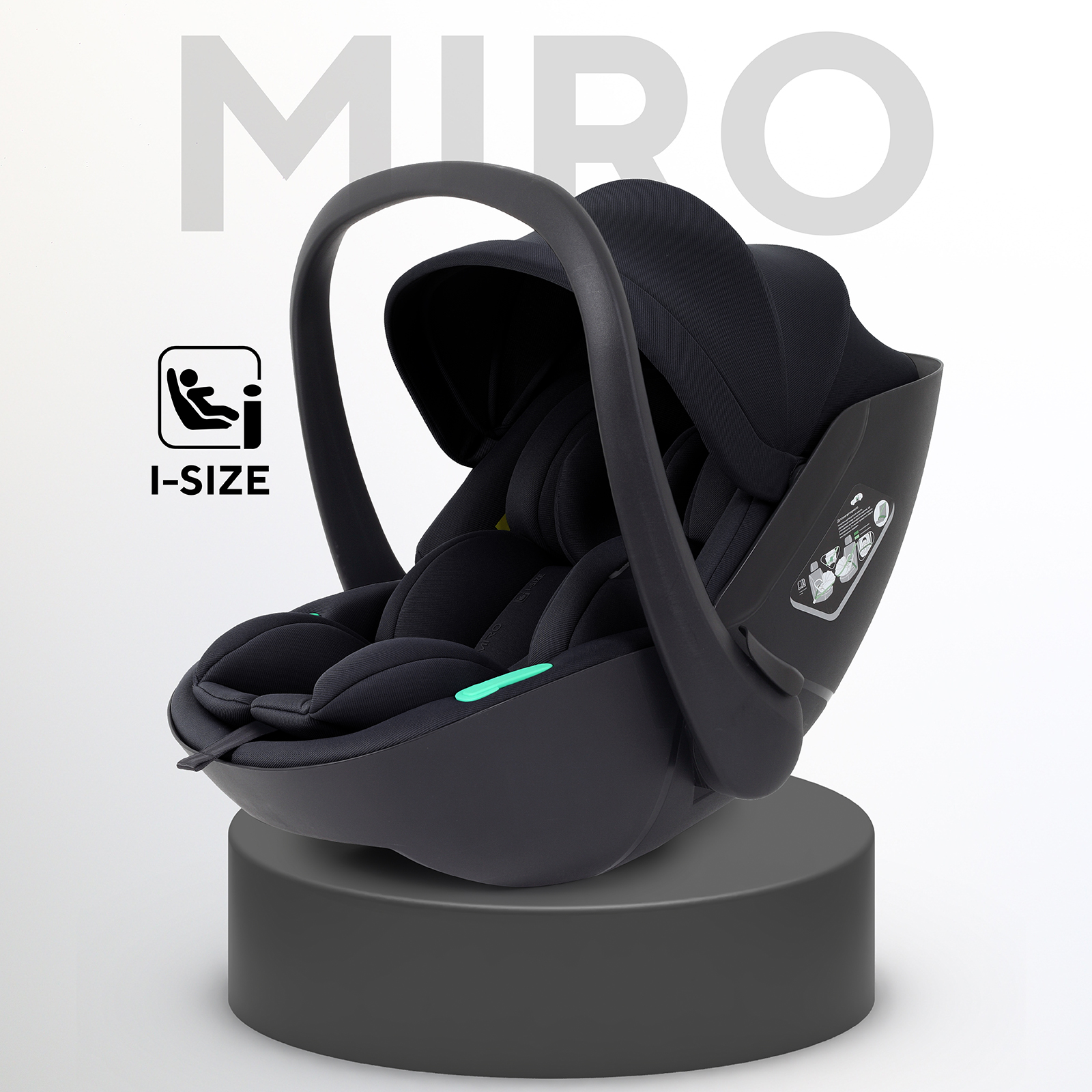 Изображение товара Автокресло Rant Miro 0 (0 -13 кг) черный