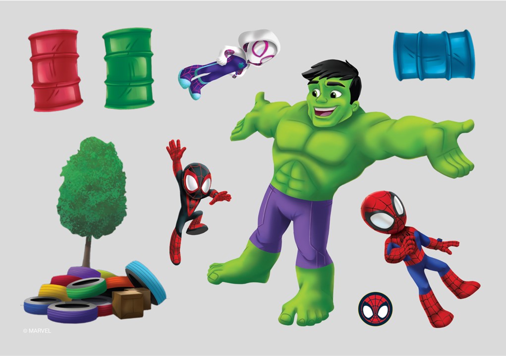Настольная игра Marvel Липучки Человек-паук - фото 5