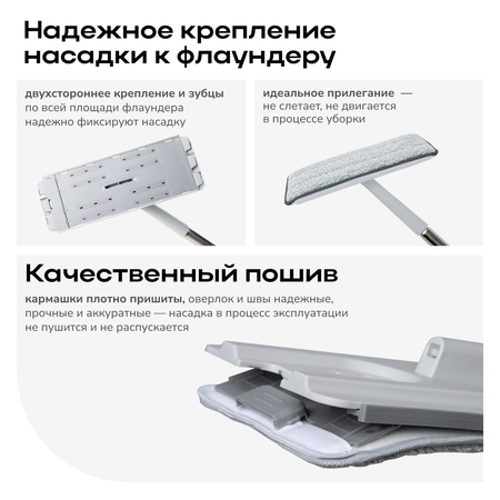 Насадка для швабры Zetter M 2.0 2 шт