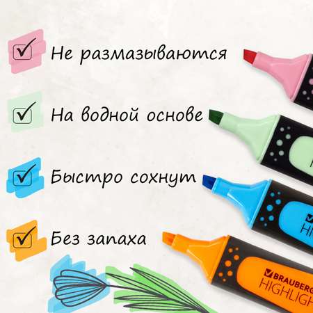 Текстовыделители Brauberg