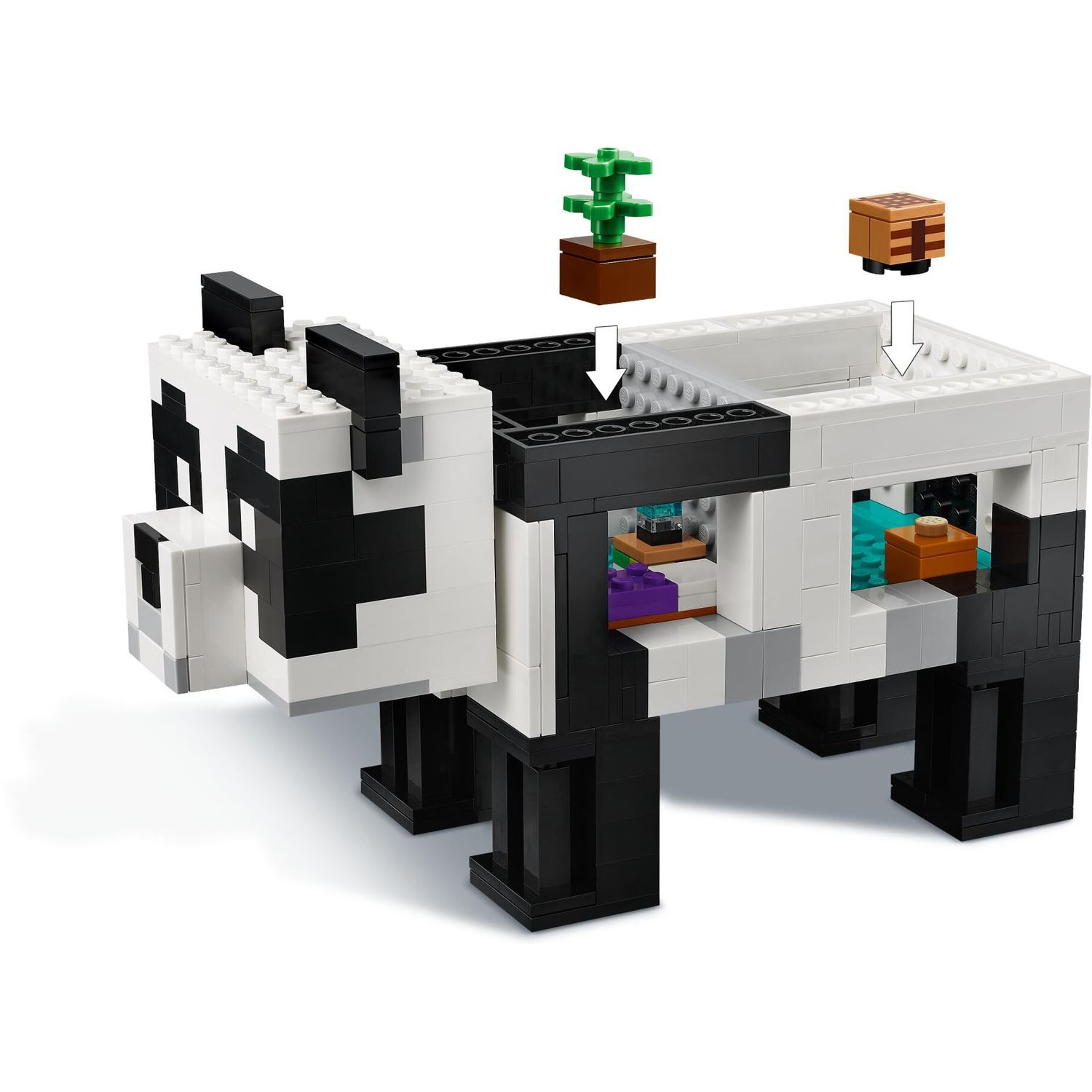 Конструктор LEGO Minecraft Дом панды - фото 5