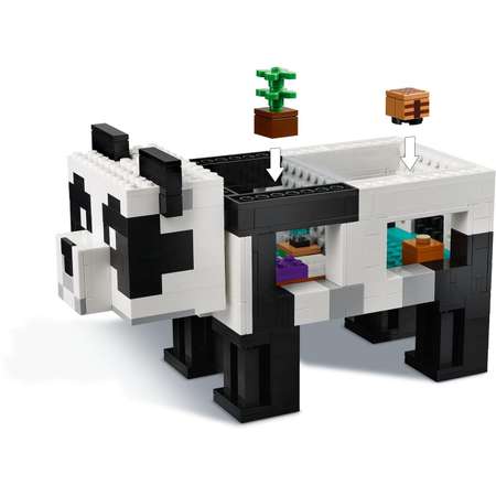 Конструктор LEGO Minecraft Дом панды блочный