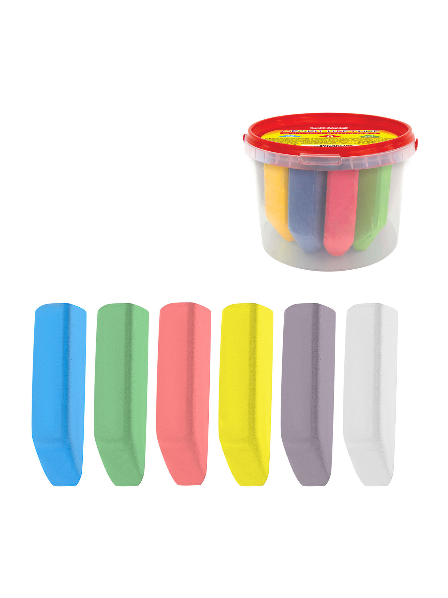 Мел сухой Пифагор 22 шт. - фото 3