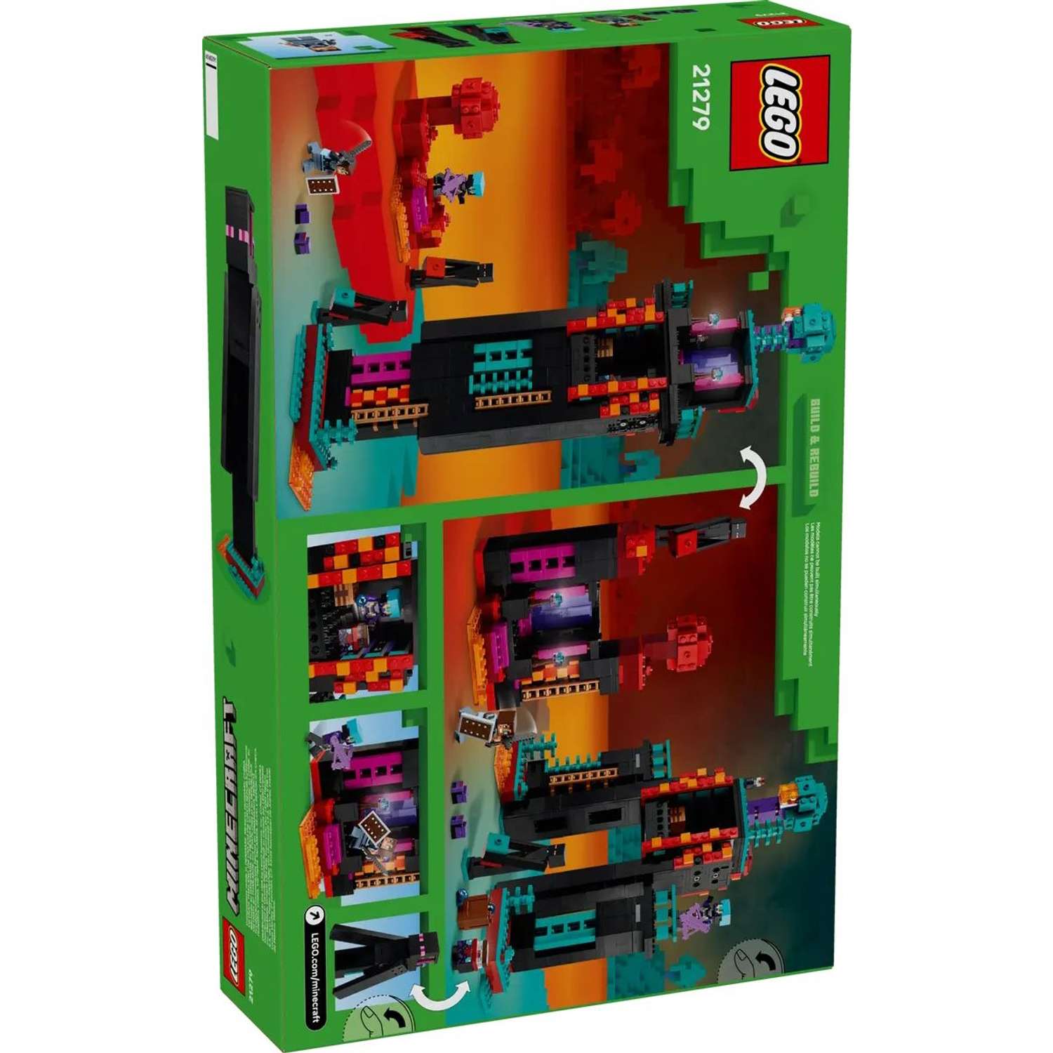 Конструктор LEGO Minecraft Башня Эндермена 867 дет. - фото 8