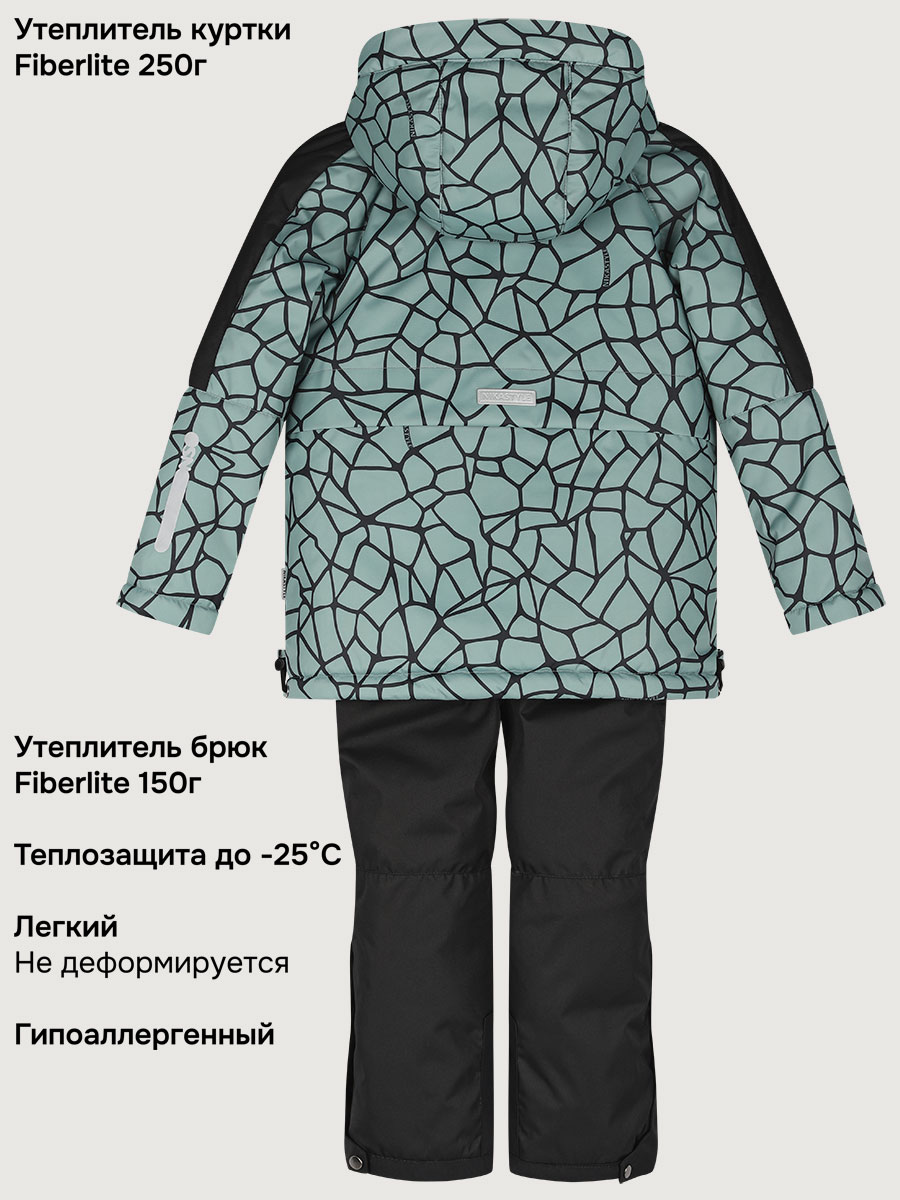 Костюм NIKASTYLE 7з3125 полынь/черный - фото 7