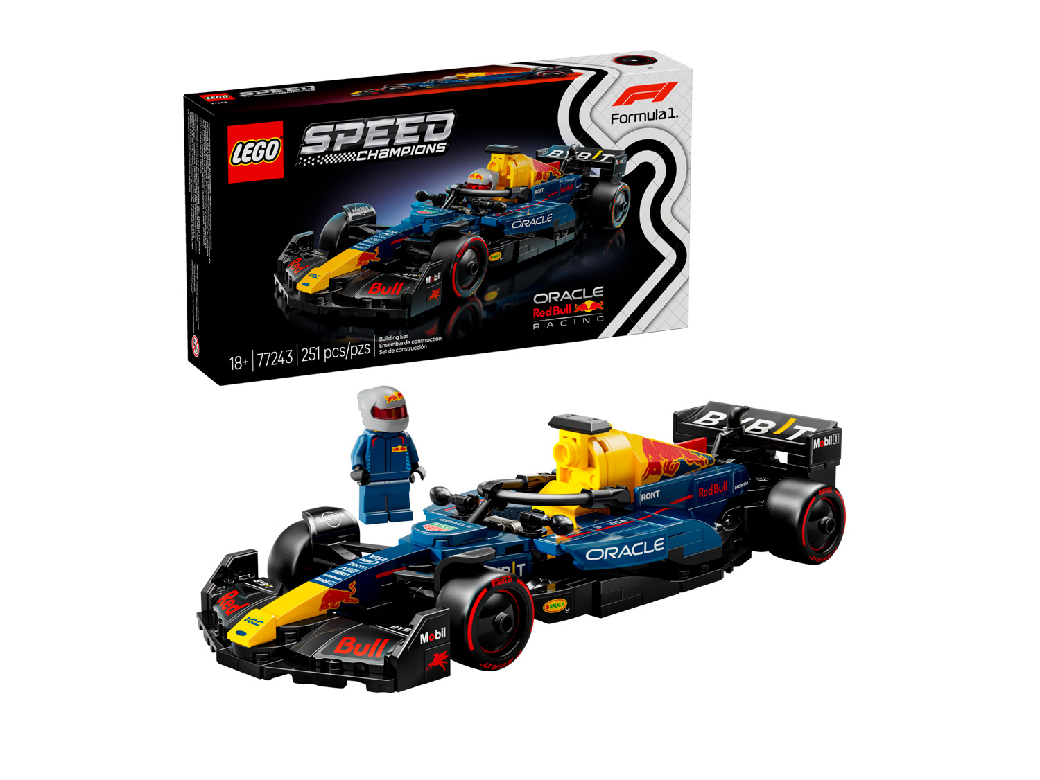 Конструктор LEGO Speed Champions Oracle Red Bull Racing RB20 251 дет. - фото 1