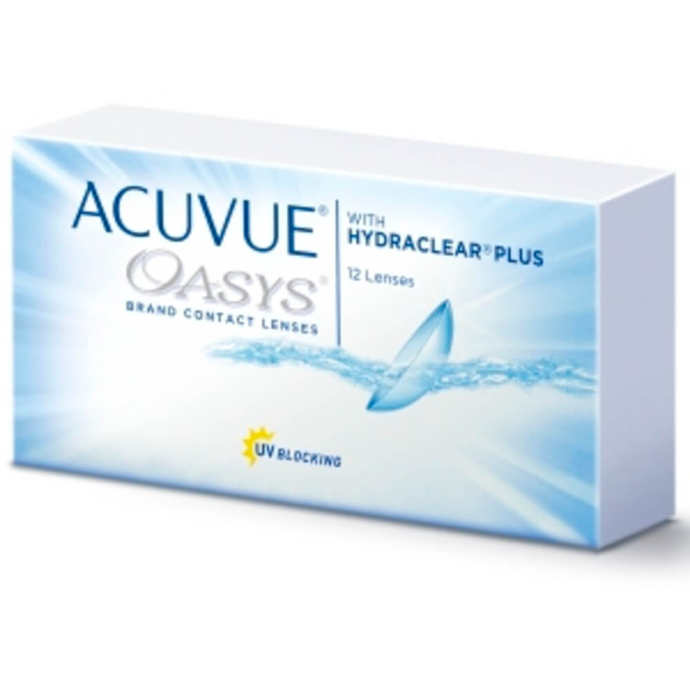 Контактные линзы Acuvue Oasys with Hydraclear plus 12 pk R 8.8 D -1.50 - фото 1