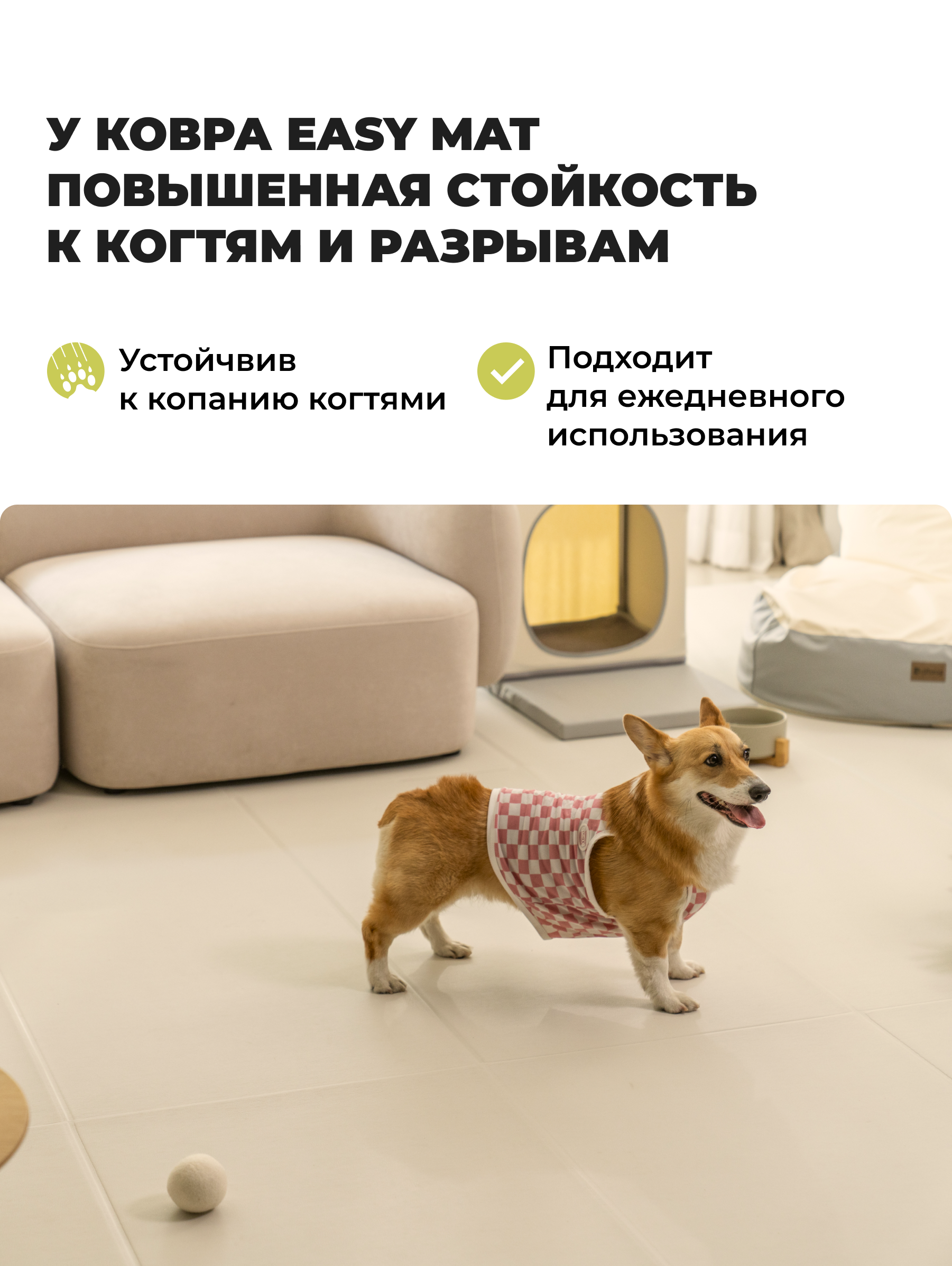 Коврик для собак антивандальный Dfang противоскользящий Dfang - фото 3