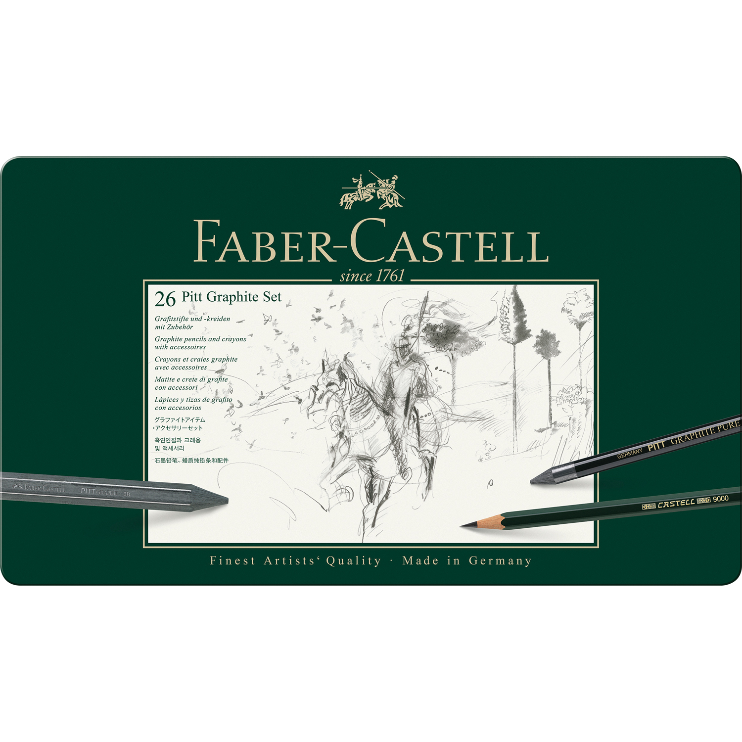 Карандаши чернографитные Faber Castell - фото 1