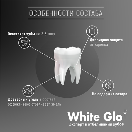 Зубная паста WHITE GLO