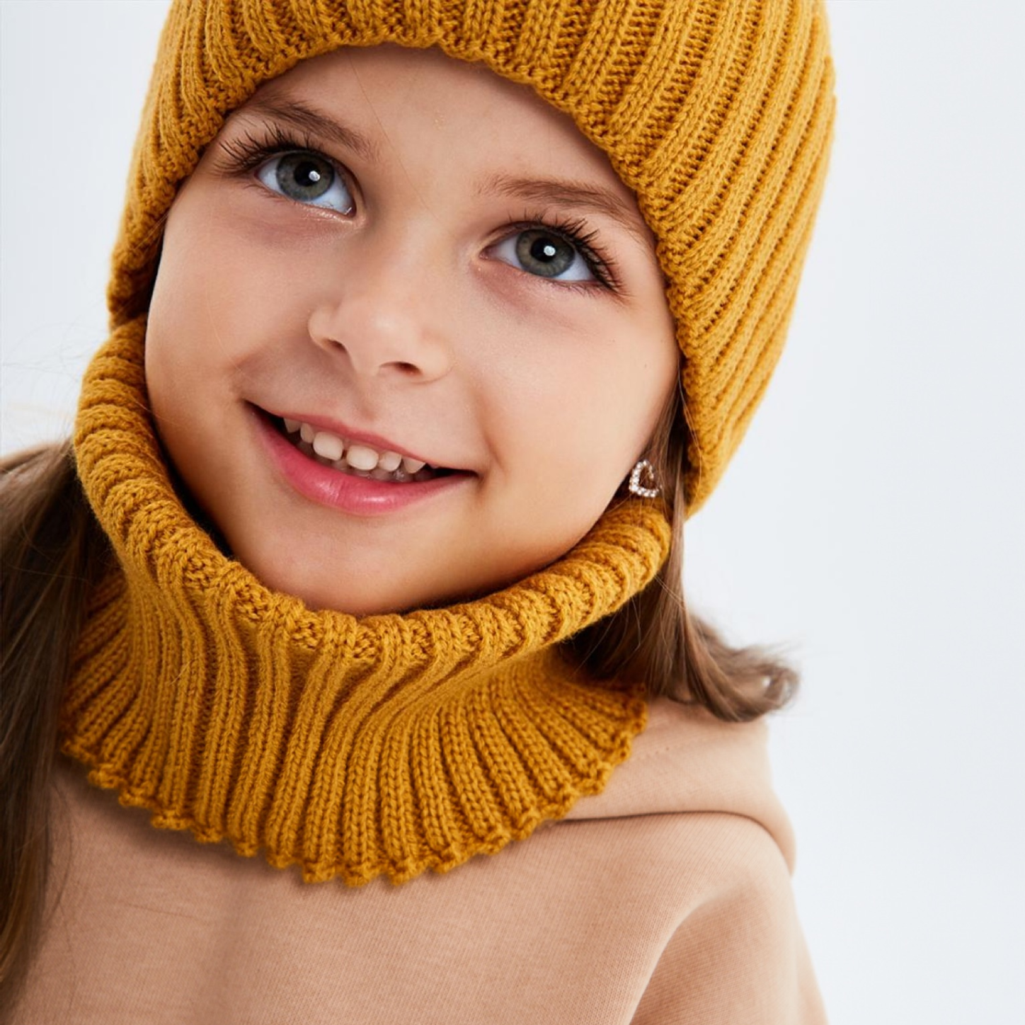 Шапка и снуд KUBRIO KU-H-35-pumpk-mustG - фото 5