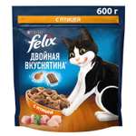 Корм для кошек Felix Двойная вкуснятина с птицей 600г