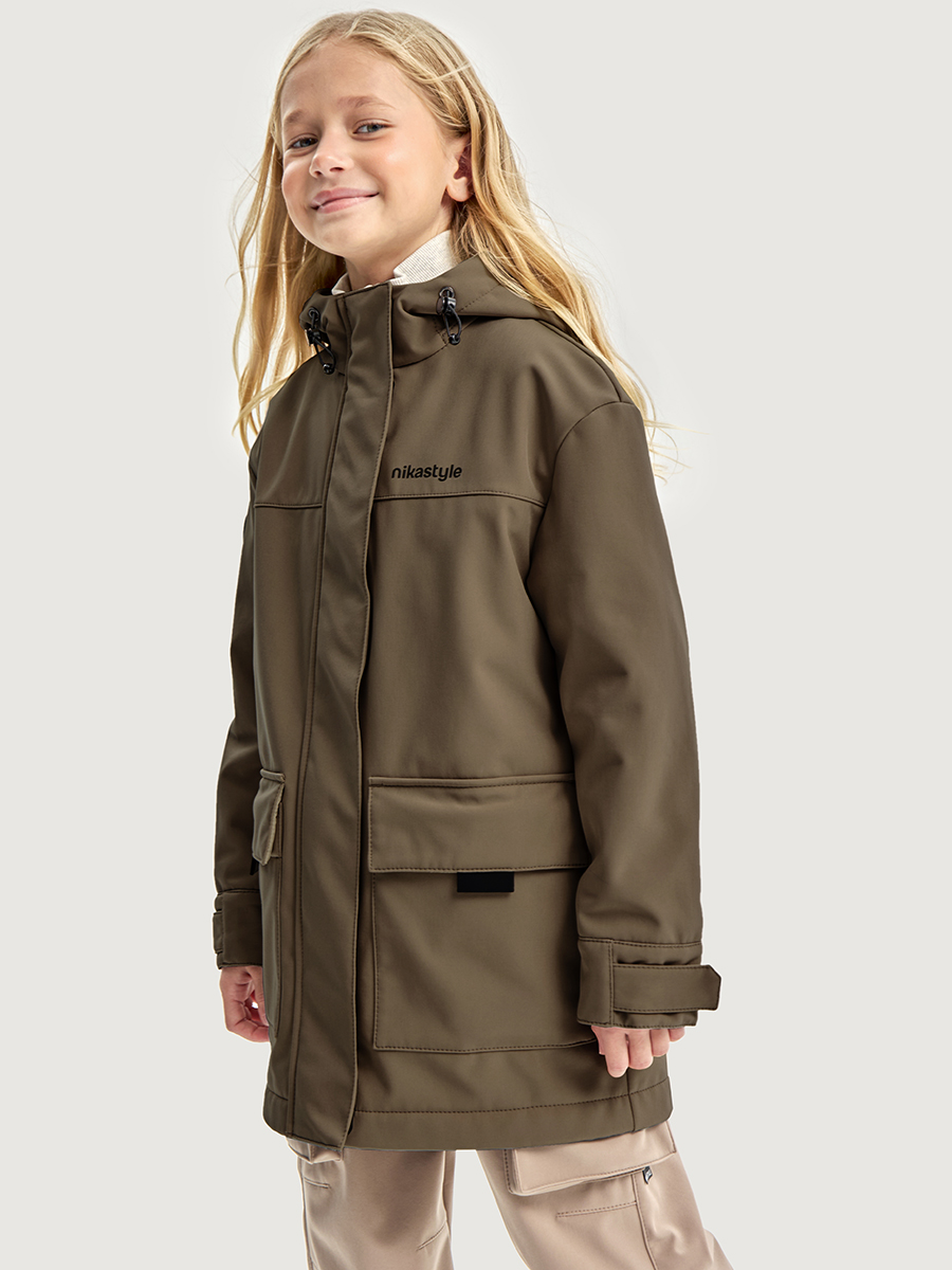 Ветровка NIKASTYLE 4л16026 кофе - фото 4