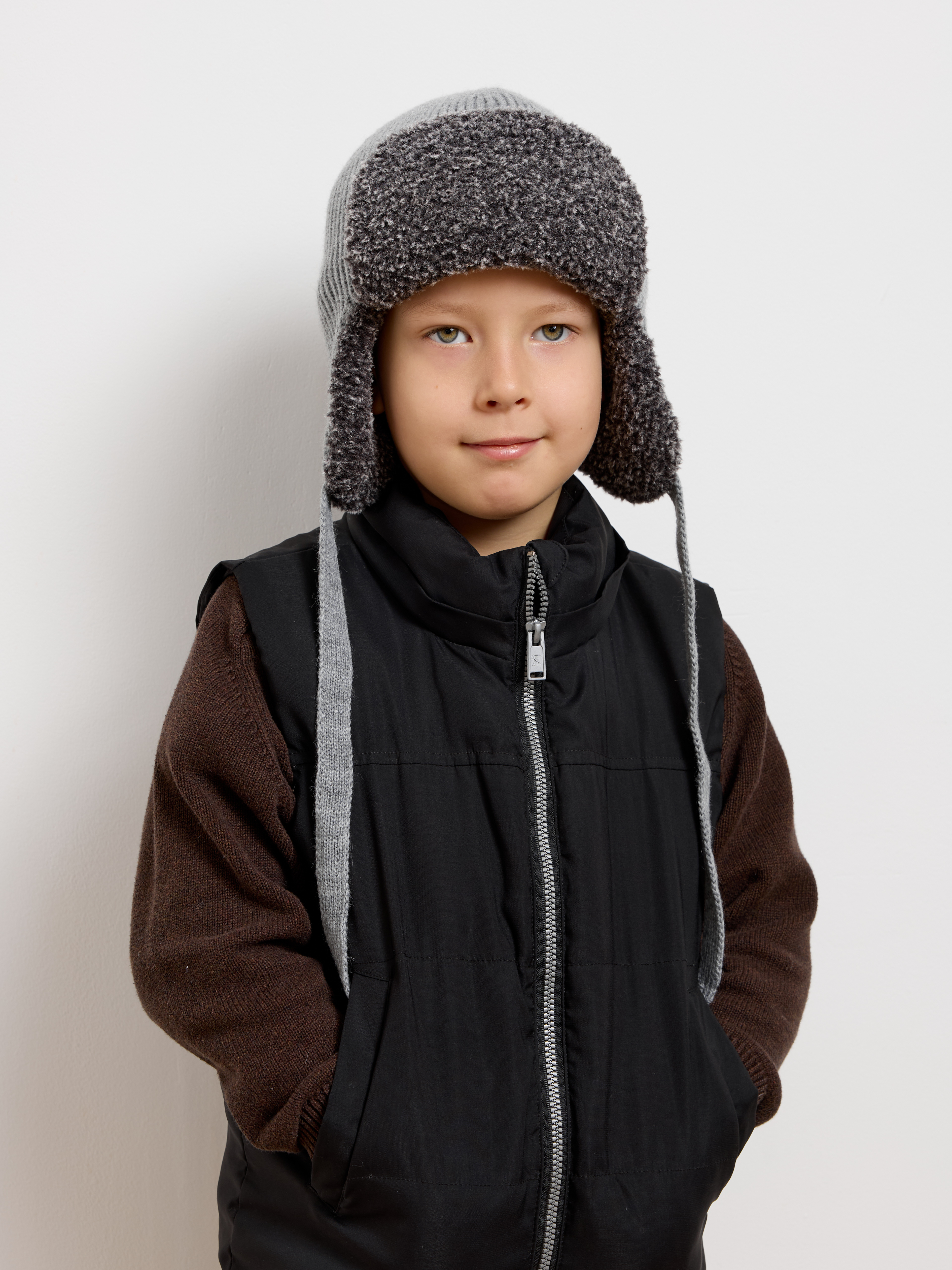 Шапка-ушанка Starkoff Kids Д301103 - фото 8