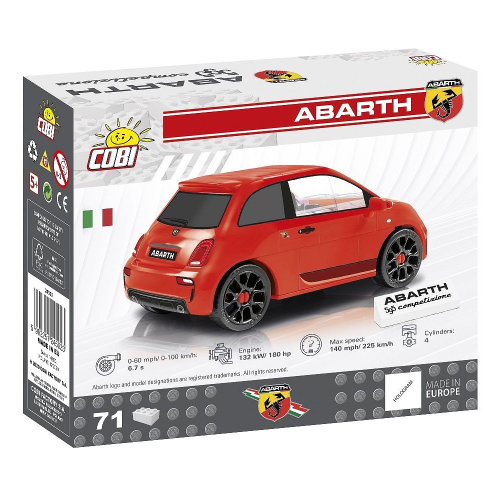 Конструктор COBI Автомобиль Abarth - фото 2
