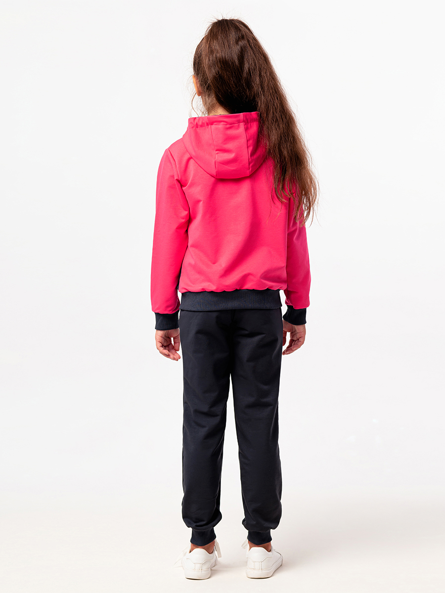 Спортивный костюм RODOS М-258/темно-синий_фуксия - фото 4