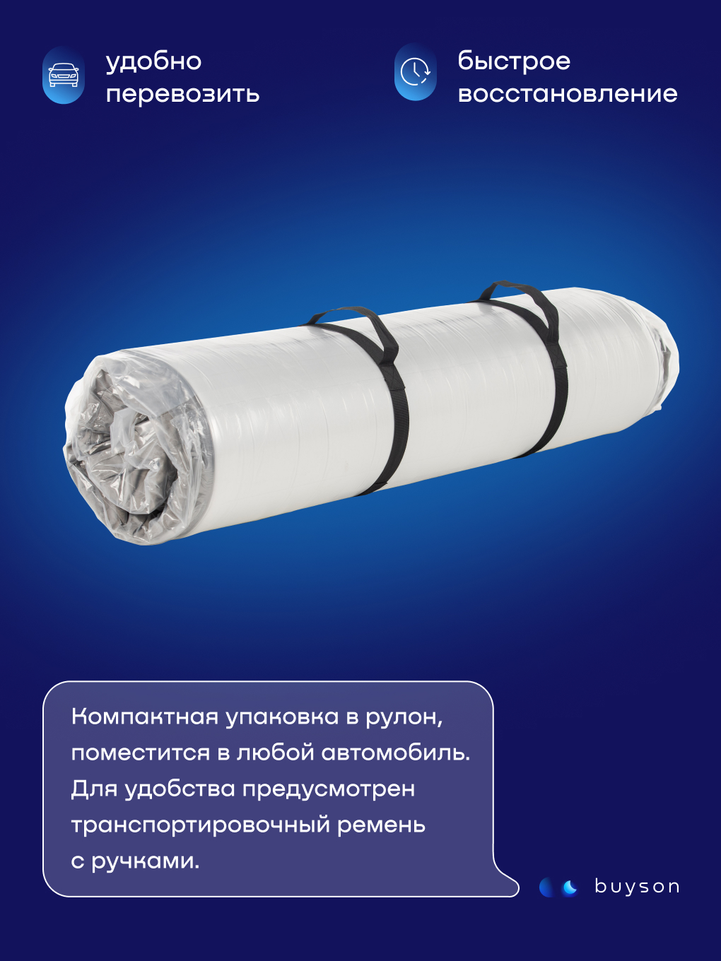 Матрас buyson buyDream 140х200 - фото 10
