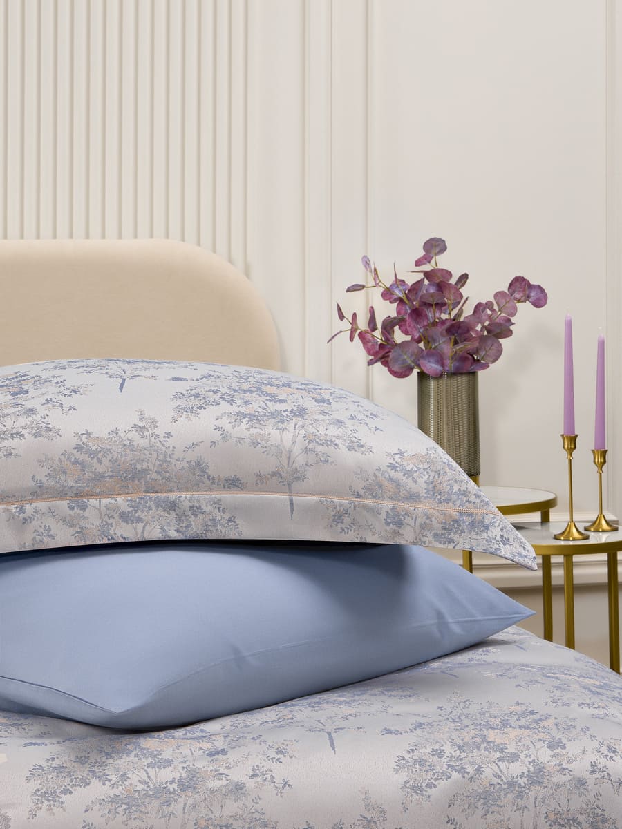 Комплект постельного белья ARYA Foggy семейный 7 предм. - фото 4