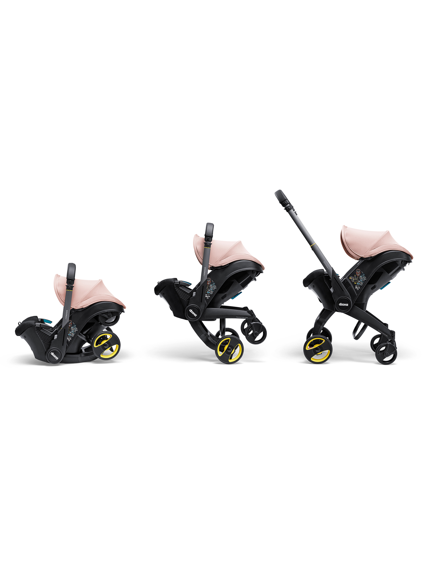 Автокресло Doona i, цвет: Blush Pink Isofix 0 (0 -13 кг) розовый - фото 12