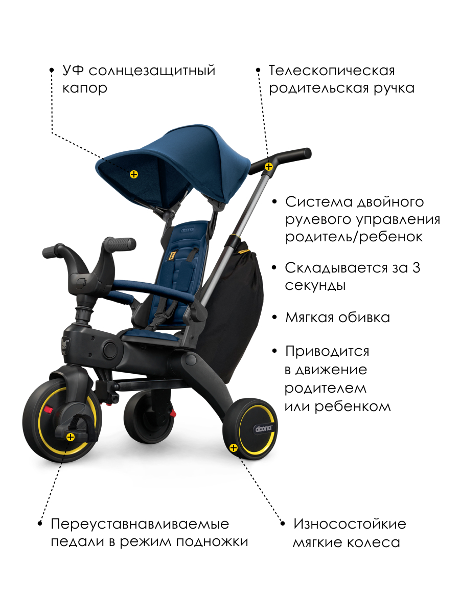Трехколесный велосипед Doona 8 дюймов - фото 3