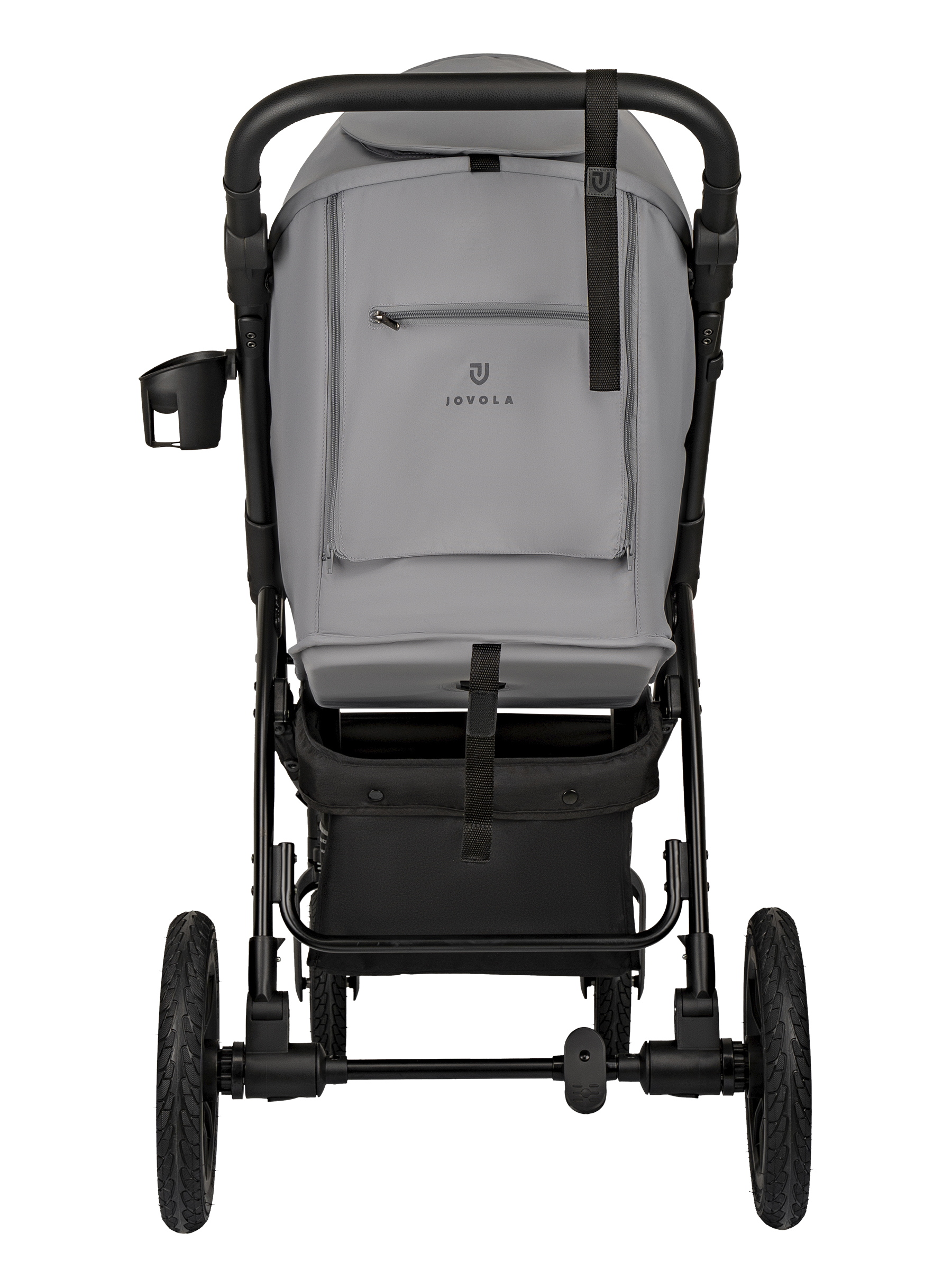 Коляска прогулочная JOVOLA SELENA Air 2025 с сумкой серый - фото 24