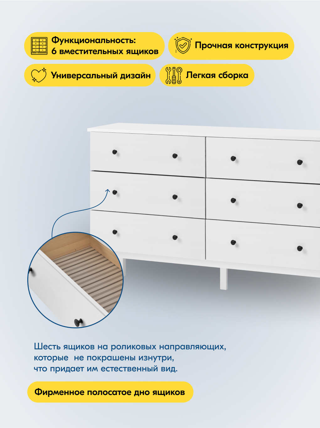 Комод IKEA ТИРАНА - фото 3