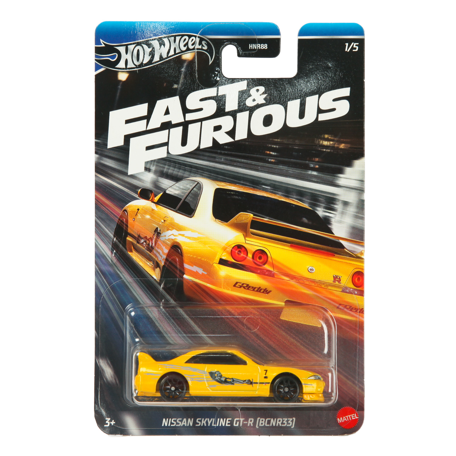 Автомобиль Hot Wheels Fast and Furious 1:64 HNR88 - фото 7