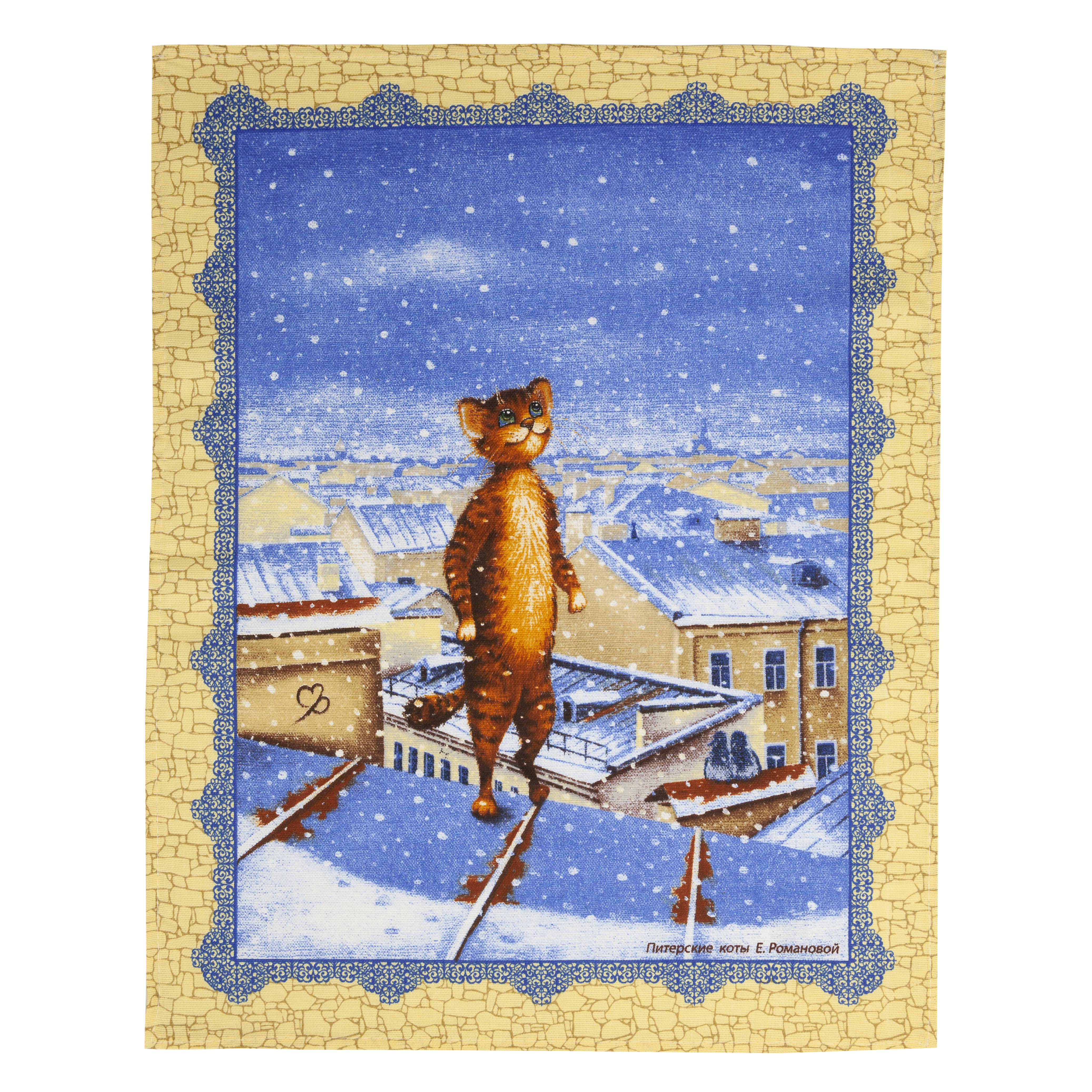 Комплект полотенец кухонных Wellness Коты Набор - фото 11