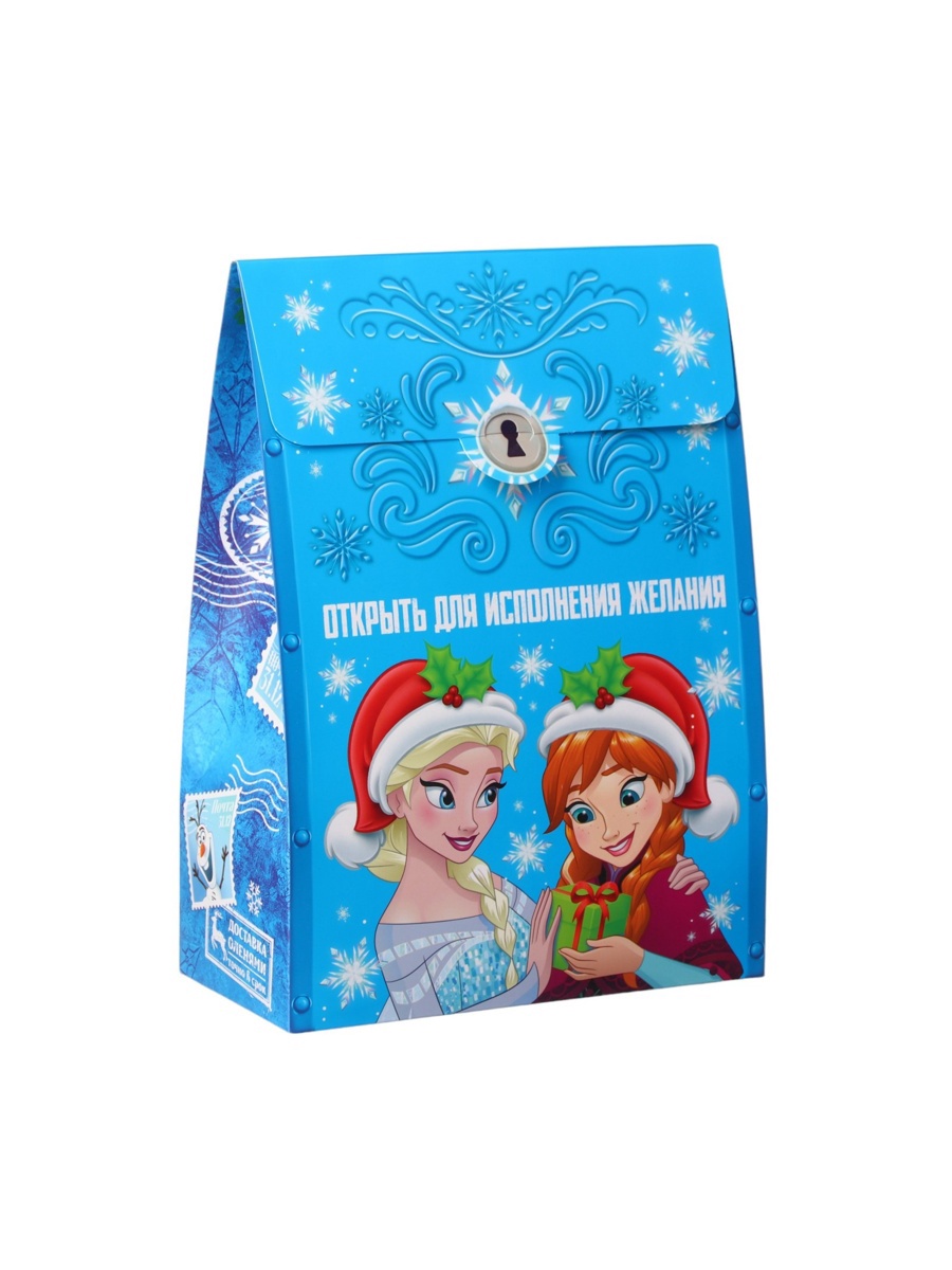 Коробка складная, новогодняя Disney "Сказочная почта", 20 х 28,1 х 10 см - фото 2