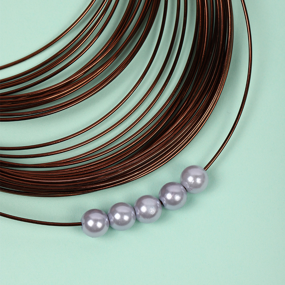 Проволока Magic 4 Hobby Ø 1мм цвет коричневый рул.10м - фото 2